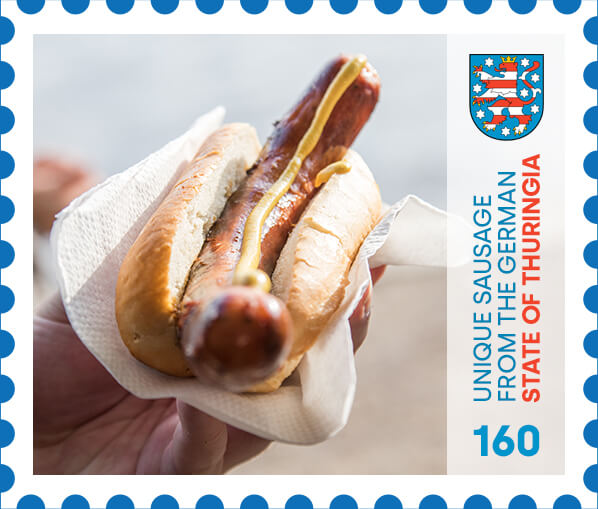 Eine Briefmarke aus Thüringen